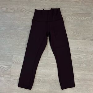 Lululemon Maroon Leggings - 4